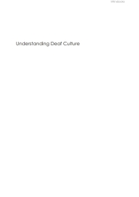 Cover image: Understanding Deaf Culture 1st edition 9781853595455
