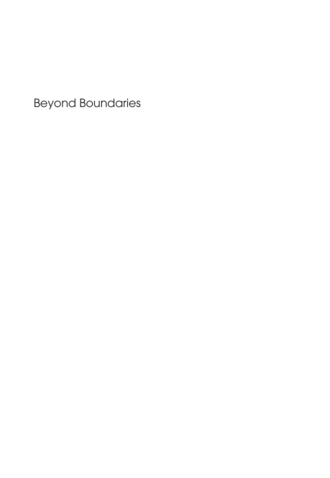 Cover image for book Beyond Boundaries