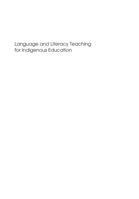 Cover image for book Language and Literacy Teaching for Indigenous Education