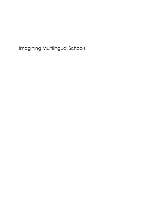 Cover image for book Imagining Multilingual Schools