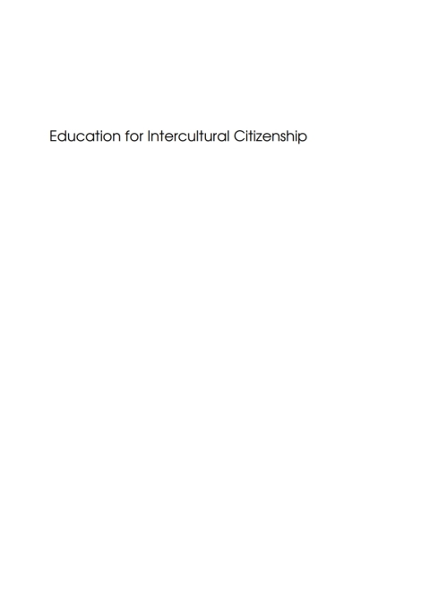 Cover image for book Education for Intercultural Citizenship