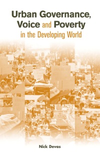 Cover image: Urban Governance Voice and Poverty in the Developing World 9781853839924
