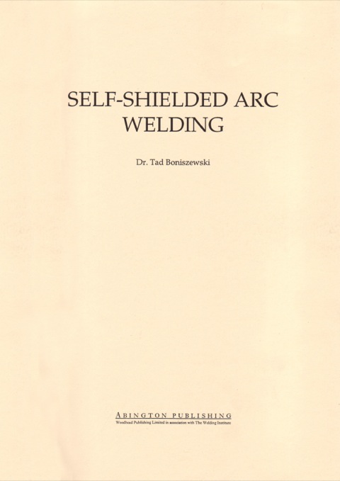 Cover image for book Self-Shielded Arc Welding