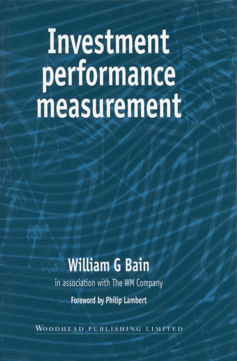 Cover image for book Investment Performance Measurement