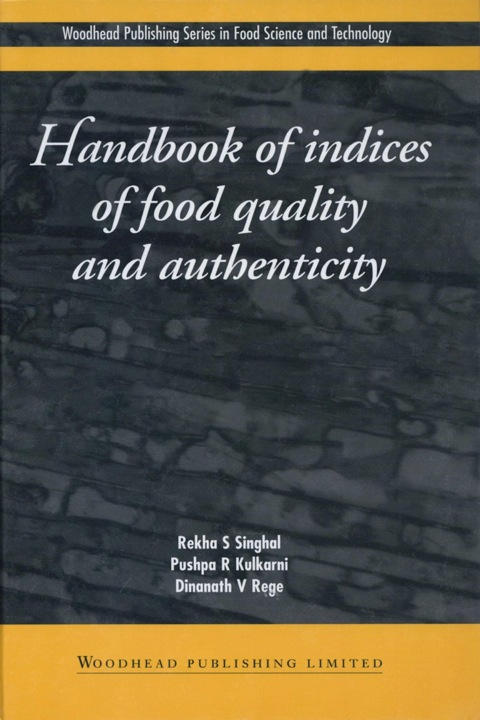 Cover image for book Handbook of Indices of Food Quality and Authenticity