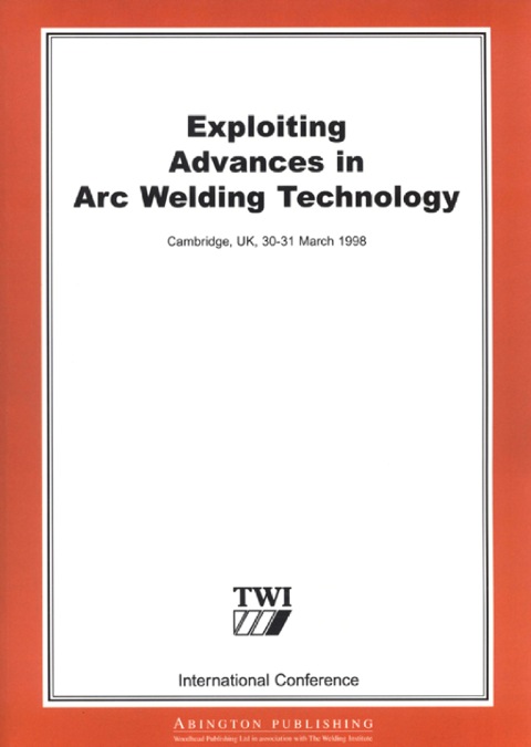Cover image for book Exploiting Advances in Arc Welding Technology