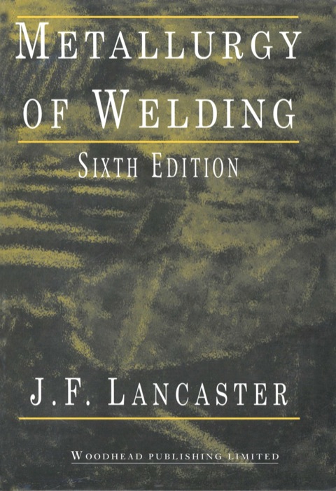 Cover image for book Metallurgy of Welding