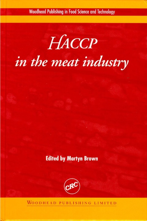 Cover image for book Haccp in the Meat Industry