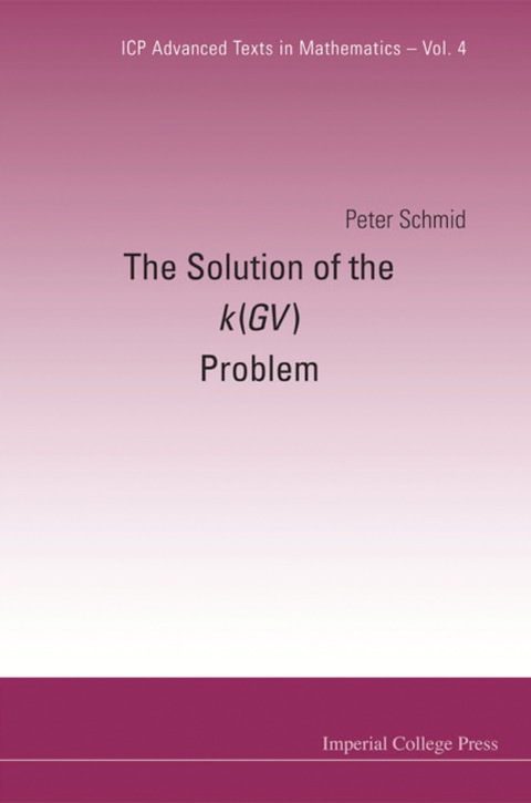 Cover image for book THE SOLUTION OF THE K(GV) PROBLEM  (V4)