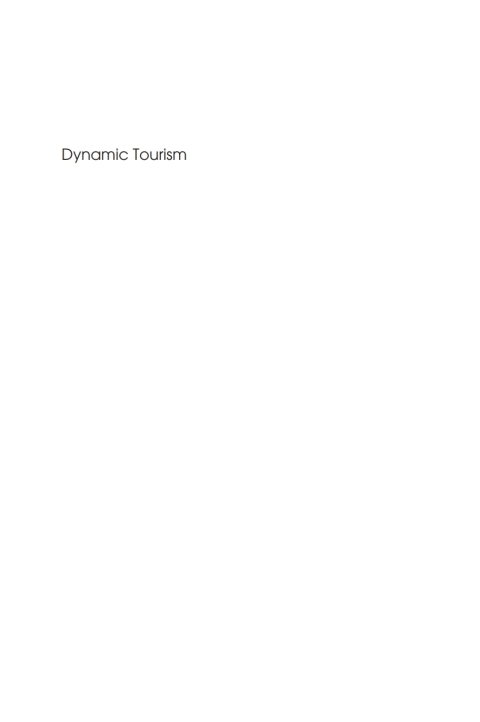 Cover image for book Dynamic Tourism