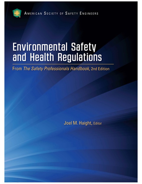 Cover image for book Environmental Safety and Health Regulations