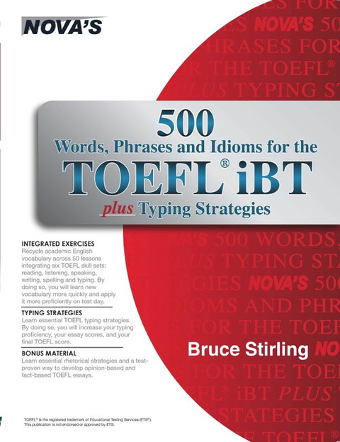 Cover image for book 500 Words, Phrases, and Idioms for the TOEFL iBT