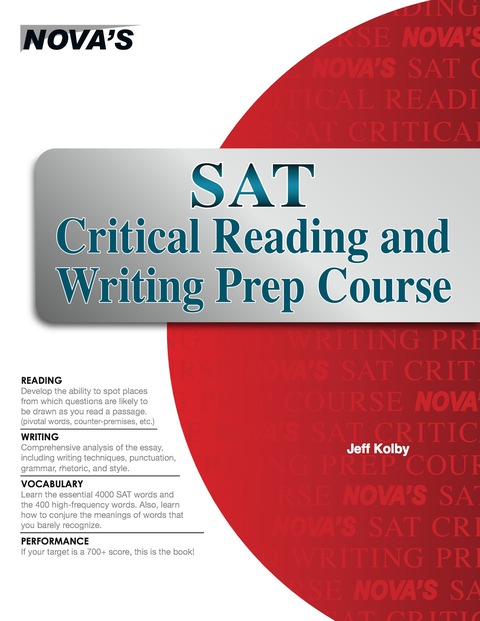 Cover image for book SAT Critical Reading and Writing Prep Course