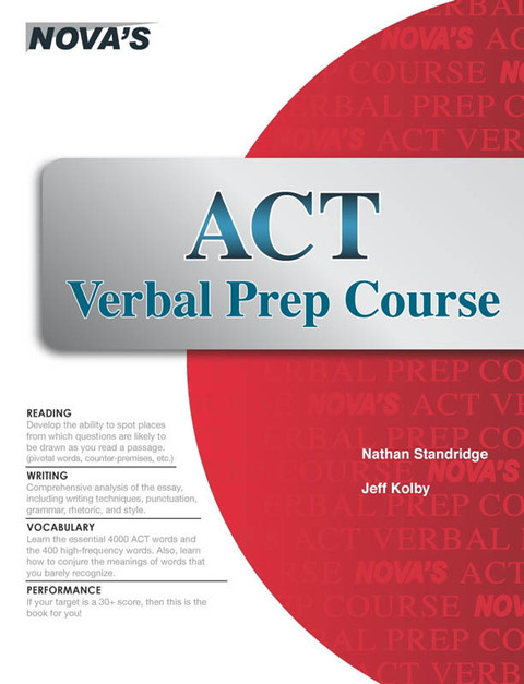 Cover image for book ACT Verbal Prep Course