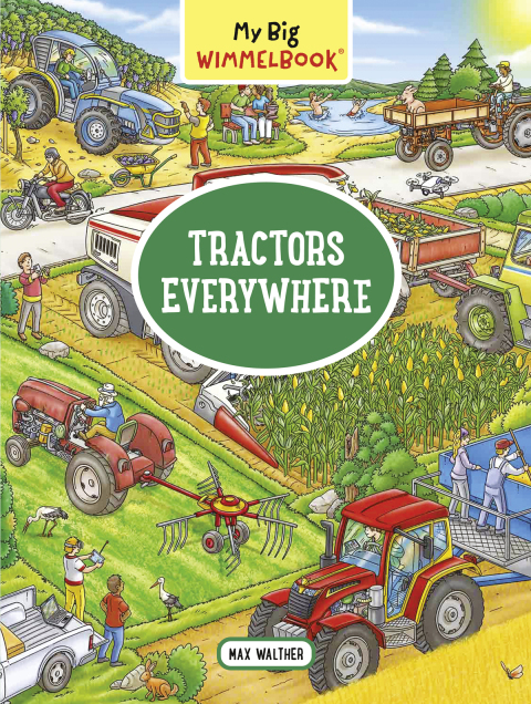 Cover image for book My Big Wimmelbook® - Tractors Everywhere (My Big Wimmelbooks)