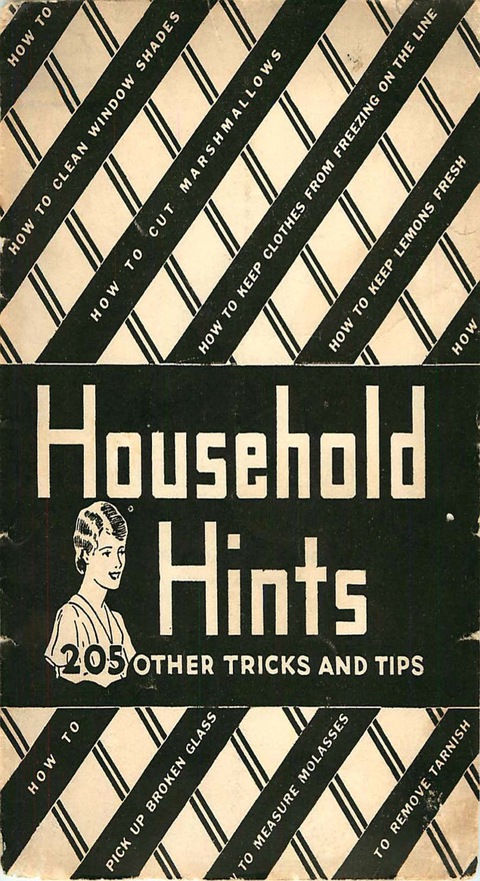 Cover image for book Household Hints