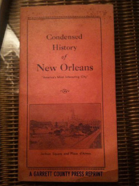 Cover image for book Condensed History of New Orleans