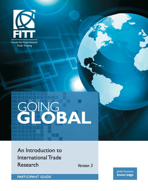 Cover image for book Going Global: An Introduction to Trade Research