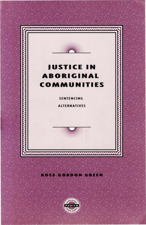 Cover image for book Justice in Aboriginal Communities