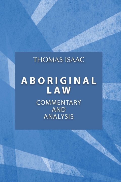 Cover image for book Aboriginal Law, Fourth Edition