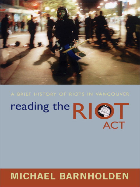 Cover image for book Reading the Riot Act