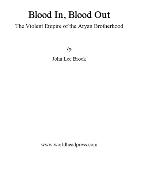 Cover image for book Blood In, Blood Out