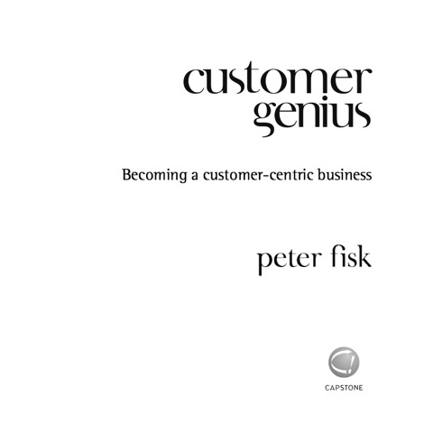 Cover image for book Customer Genius