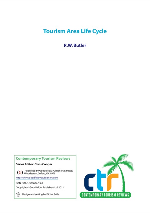 Cover image for book Tourism Area Lifecycle