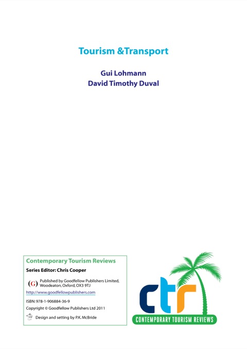 Cover image for book Tourism and Transport
