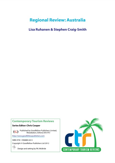 Cover image for book Australia: a regional review