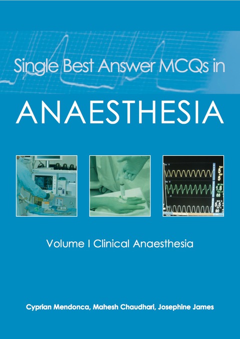 Cover image for book Single Best Answer MCQs in Anaesthesia