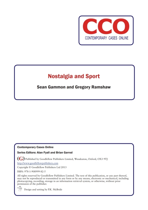 Nostalgia and Sport 