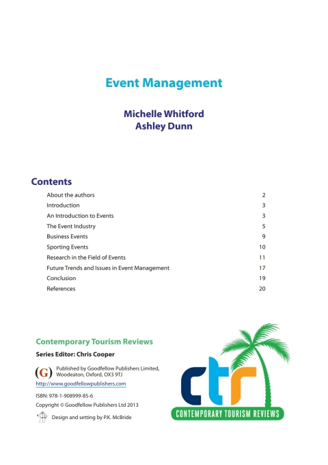 Cover image for book Event Management