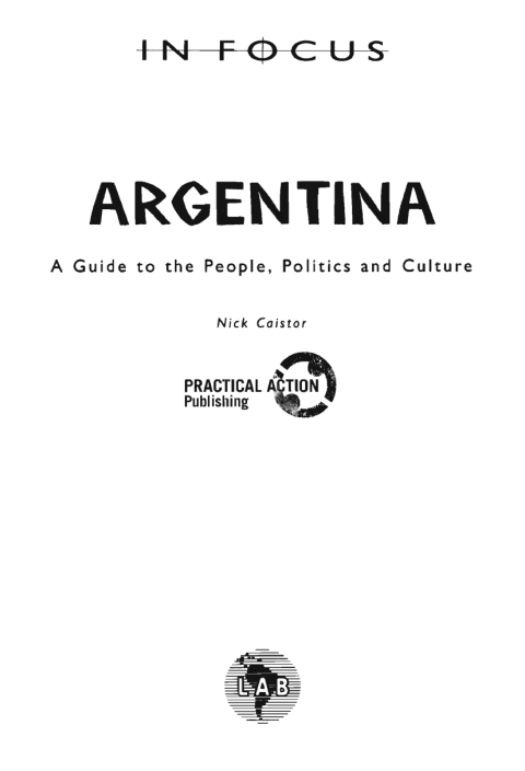 Cover image for book Argentina In Focus