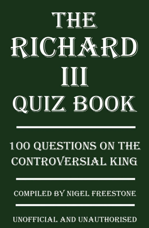 Cover image for book The Richard III Quiz Book