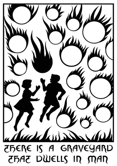 Cover image for book There Is a Graveyard That Dwells in Man
