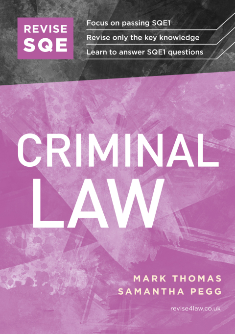 Cover image for book Revise SQE Criminal Law