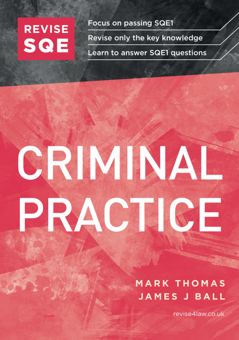 Cover image for book Revise SQE Criminal Practice