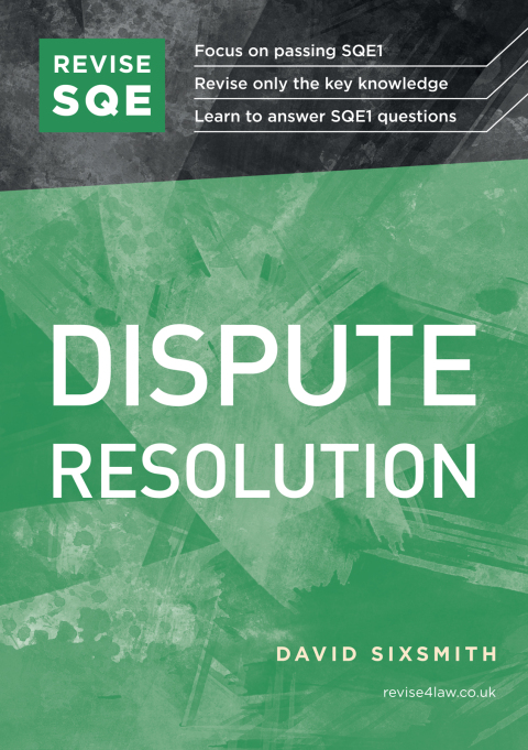 Revise SQE Dispute Resolution 2025/26 