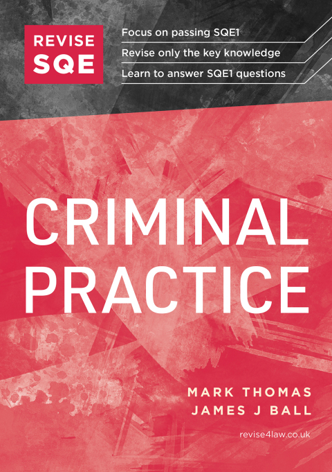 Revise SQE Criminal Practice 2025/26 