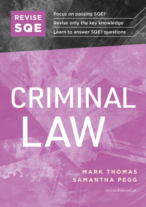 Cover image for book Revise SQE Criminal Law