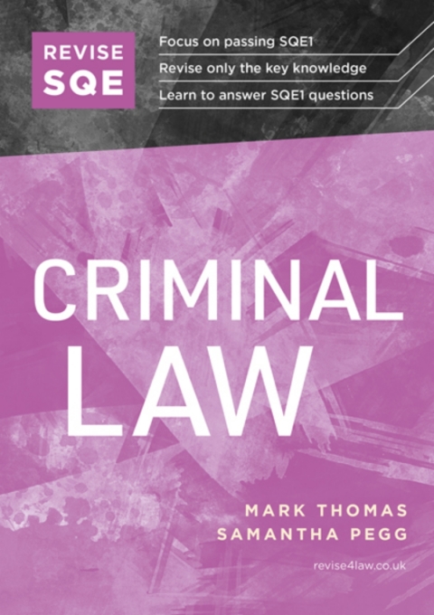 Cover image for book Revise SQE Criminal Law