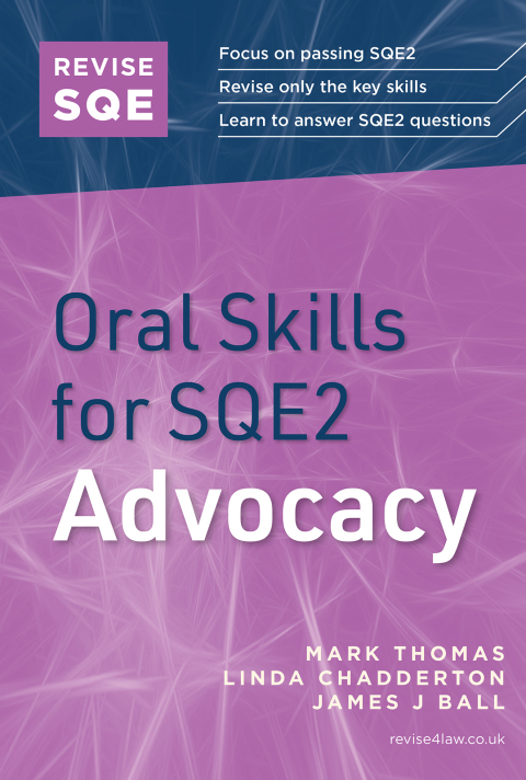 Cover image for book Revise SQE Oral Skills for SQE2: Questions & Answers in Advocacy