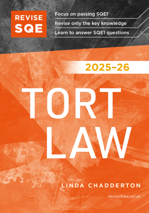 Cover image for book Revise SQE Tort Law 2025/26