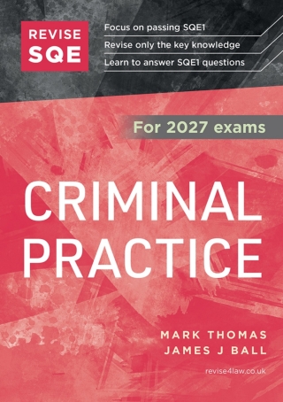 Revise SQE Criminal Practice 2027