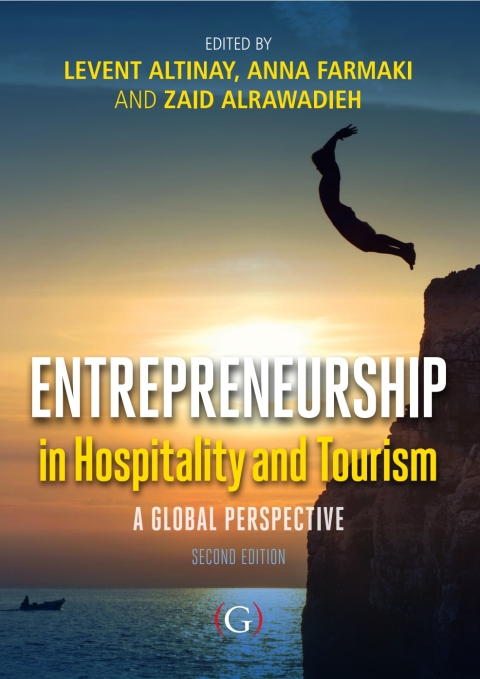 Cover image for book Entrepreneurship in Hospitality and Tourism: A global perspective 2nd edition
