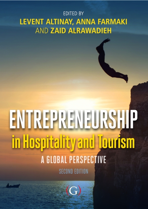 Cover image for book Entrepreneurship in Hospitality and Tourism: A global perspective 2nd edition