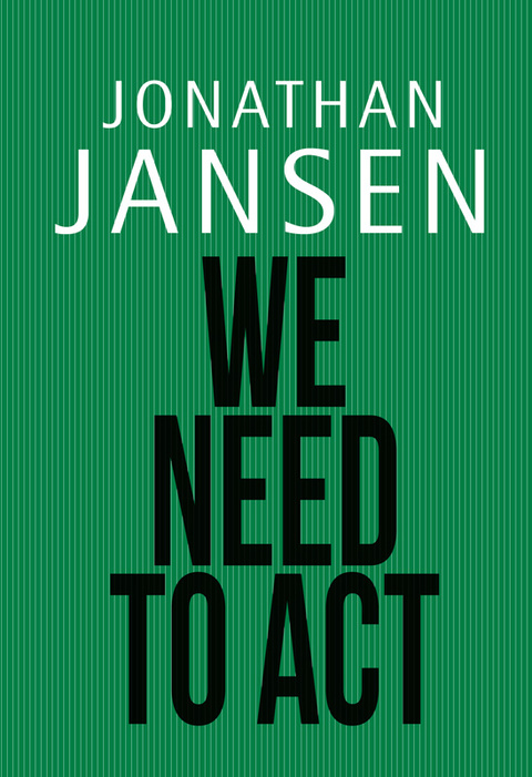 Cover image for book We Need to Act