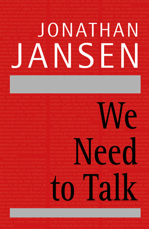 Cover image for book We Need to Talk