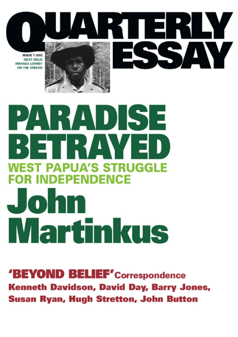 Cover image for book Quarterly Essay 7 Paradise Betrayed